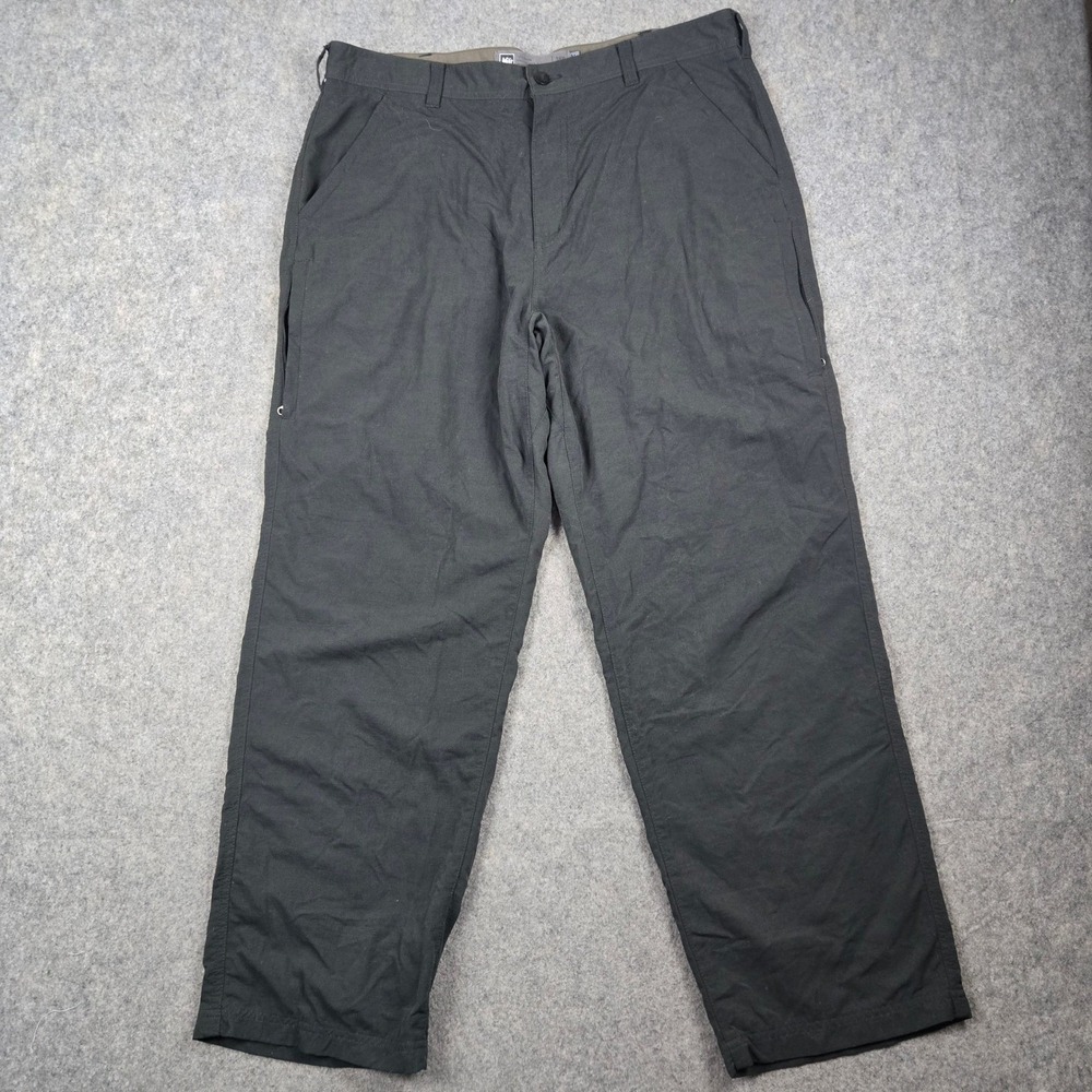 REI Hiking Pants Mens 38x30 Green Nylon UPF 50 Utility Outdoor‎ Gorpcore Travel